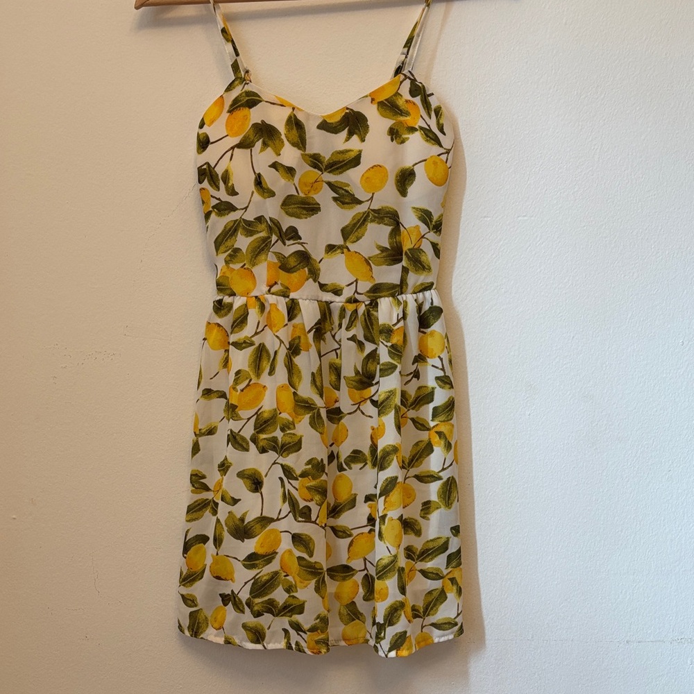 Abercrombie & Fitch Lemon Leaf Mini Dress